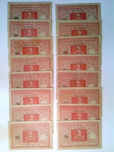 Banknoten 16x - banknoten,,