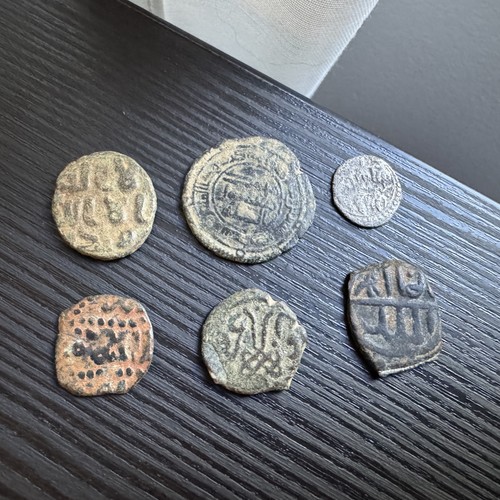 Lotto islamico monete 6 - islamico,