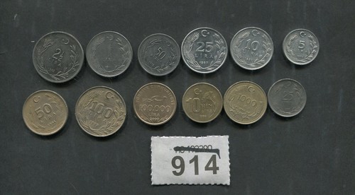 Lotto monete della - 12,
