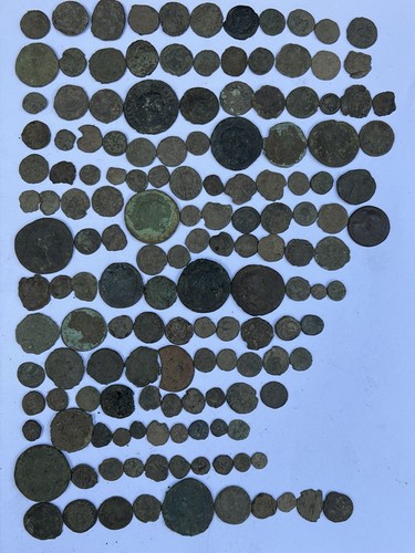 Lotto monete romane - non, pulite