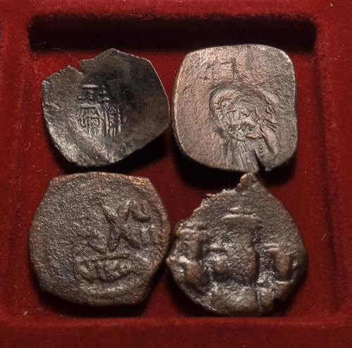 Lotto bizantini æ - bizantini, follis