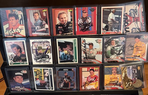 Carte autografe nascar - carte, lotto