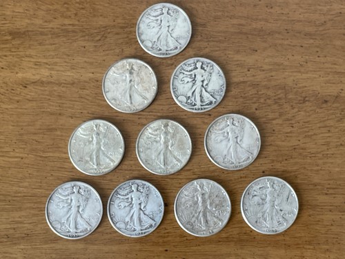 Walking liberty dollaro - liberty, 1/2