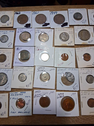 Lotto monete mondiali - di, 50