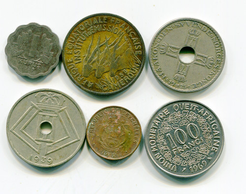 Mondo lotto monete - (6),