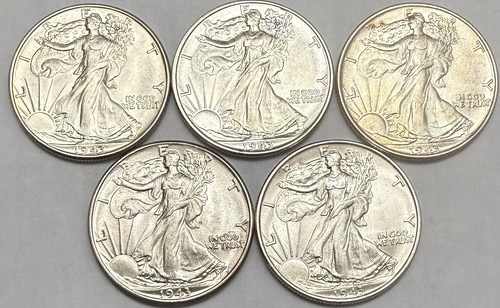 Lotto mezzi dollari liberty - lotto,