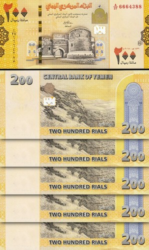 Yemen 200 rial 2018 - ,, unc