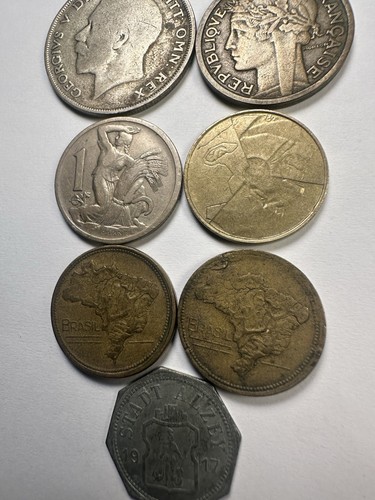 Lotto monete mondiali - lotto, 7