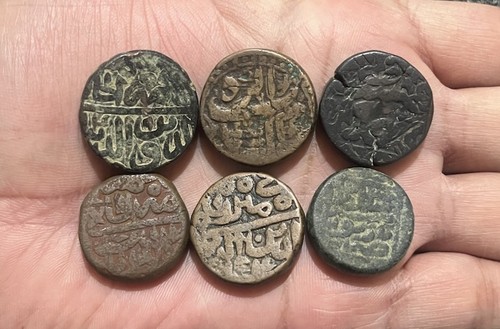 Monete islamiche rame lotto - in,