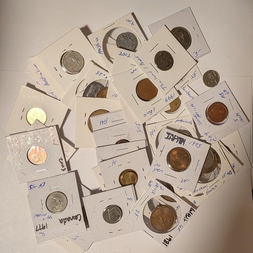 Lotto monete mondiali vintage