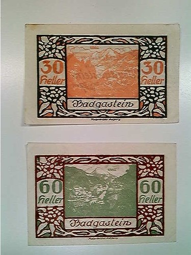 Notgeld badgastein - notgeld,,